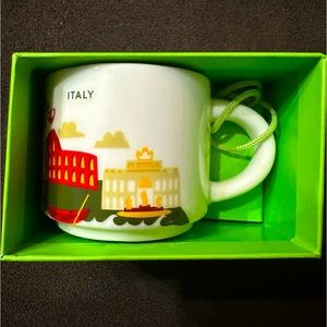 Starbucks Italy 2oz YAH ornament